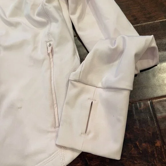 Ambercombie kids Mock Neck Full Zip, Big Girls Size 11/12, Light Pink - Picture 4 of 6